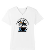 I HAD A DREAM  WITHIN A DREAM ABOUT COFFEE Tricou mânecă scurtă guler V Bărbat Presenter