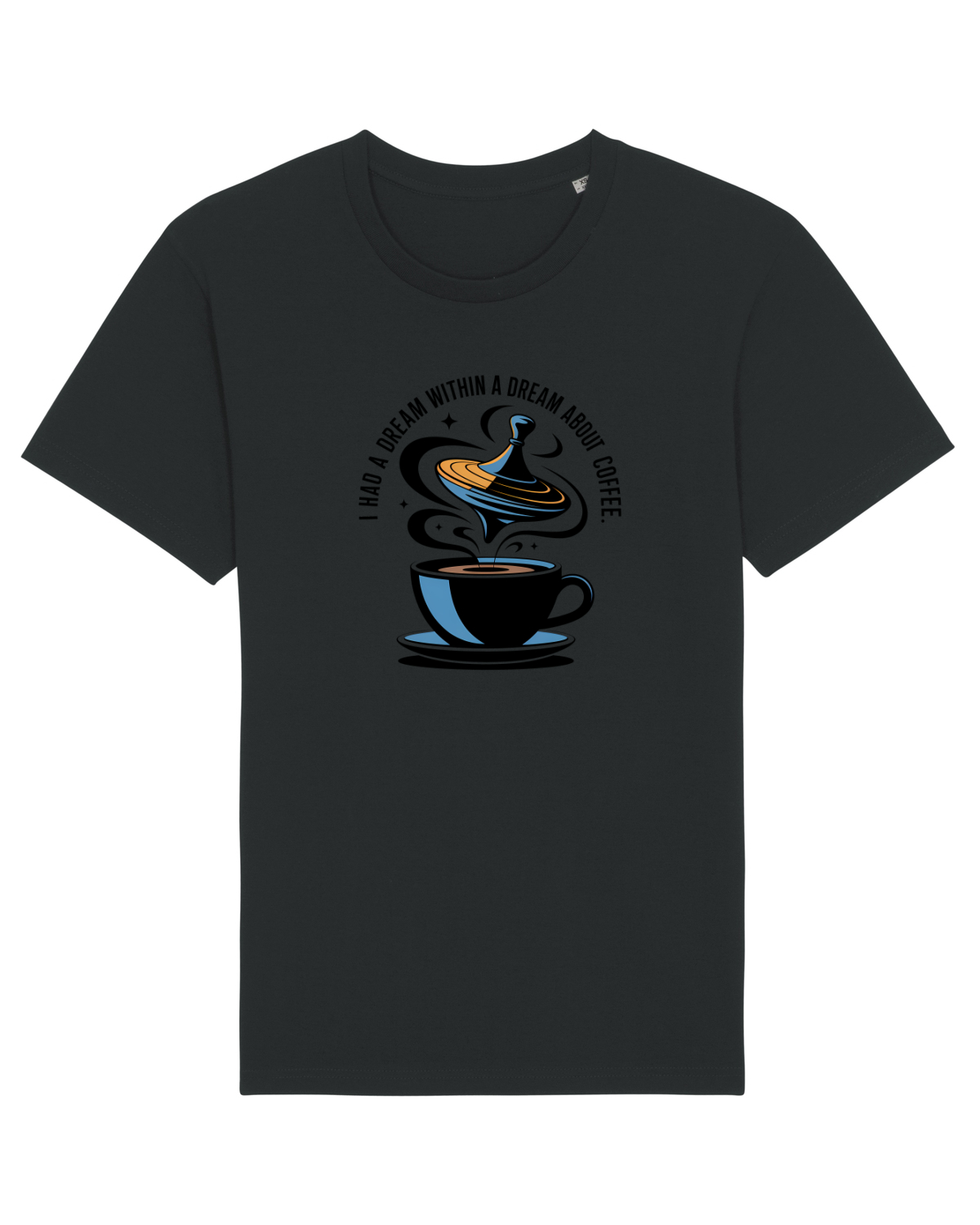 Tricou mânecă scurtă Unisex Rocker Black