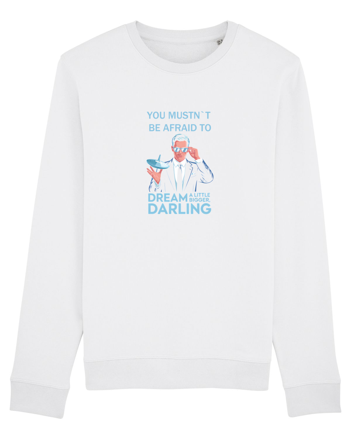 Bluză mânecă lungă Unisex Rise White