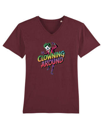 CLOWNING AROUND Burgundy