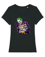 I USED TO THINK MY LIFE WAS A TRAGEDY Tricou mânecă scurtă guler larg fitted Damă Expresser