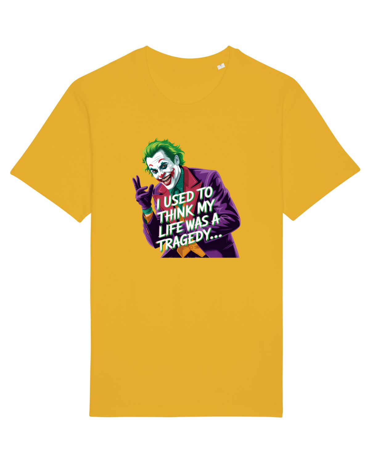 Tricou mânecă scurtă Unisex Rocker Spectra Yellow