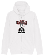 HOLD ON TO YOUR BUTTS -T - REX - dinozaur cu telefon Hanorac cu fermoar Unisex Connector