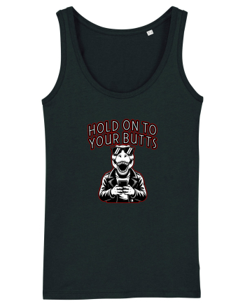 HOLD ON TO YOUR BUTTS -T - REX - dinozaur cu telefon Black