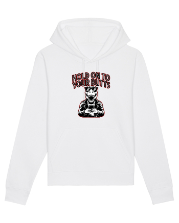 HOLD ON TO YOUR BUTTS -T - REX - dinozaur cu telefon White
