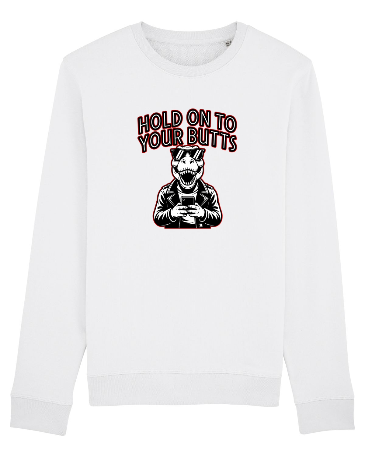 Bluză mânecă lungă Unisex Rise White