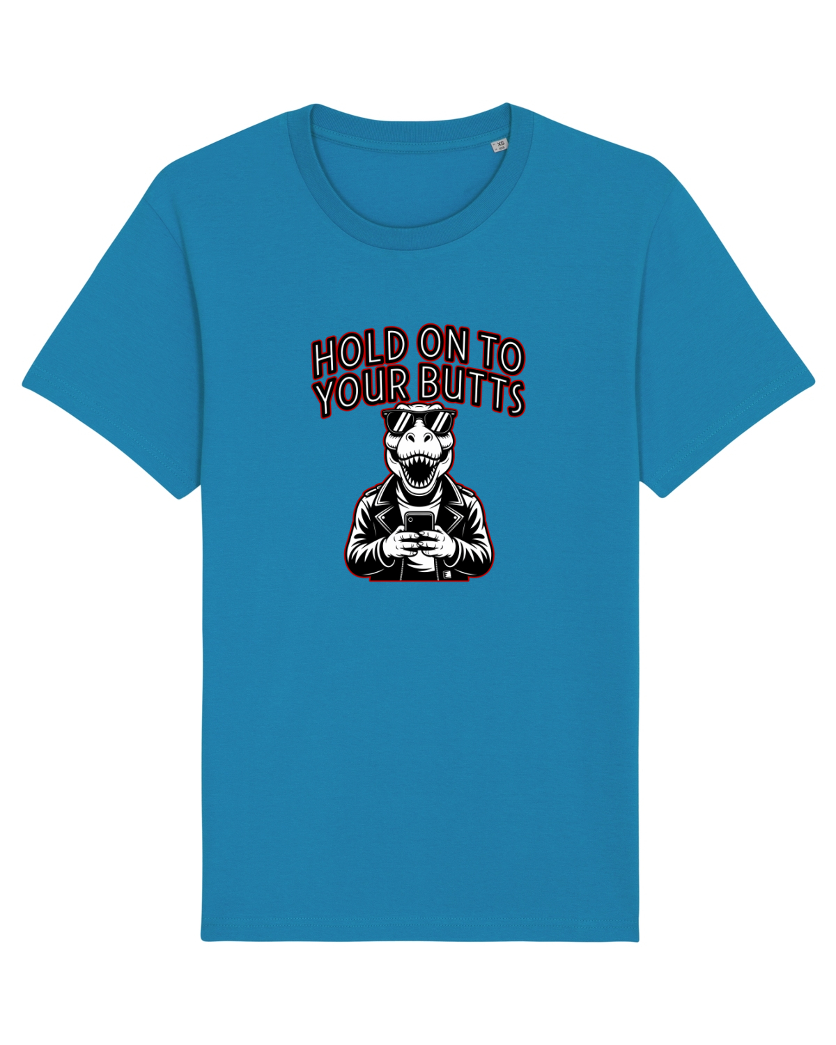 Tricou mânecă scurtă Unisex Rocker Azur