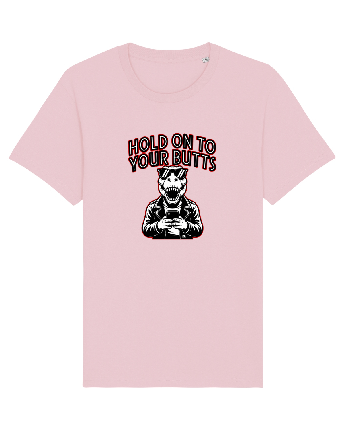 Tricou mânecă scurtă Unisex Rocker Cotton Pink