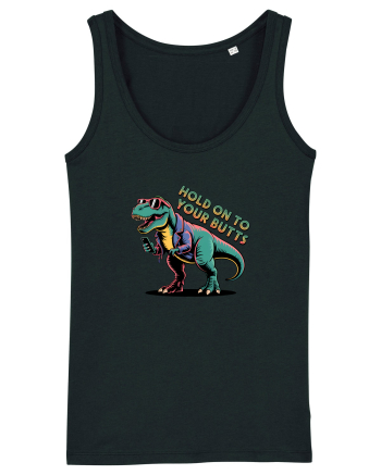 HOLD ON TO YOUR BUTTS - TINETI-VA BINE - T - REX - dinozaur cu telefon 2 Black