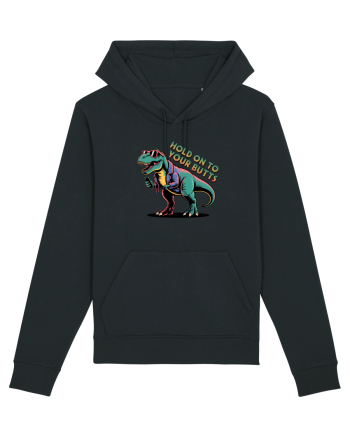 HOLD ON TO YOUR BUTTS - TINETI-VA BINE - T - REX - dinozaur cu telefon 2 Black