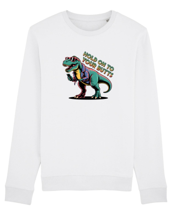 HOLD ON TO YOUR BUTTS - TINETI-VA BINE - T - REX - dinozaur cu telefon 2 White