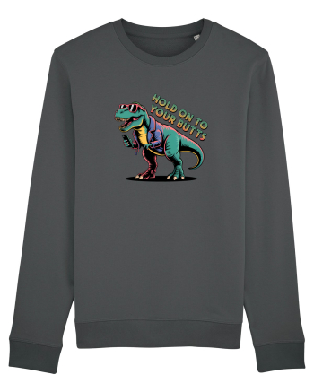 HOLD ON TO YOUR BUTTS - TINETI-VA BINE - T - REX - dinozaur cu telefon 2 Anthracite