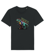 HOLD ON TO YOUR BUTTS - TINETI-VA BINE - T - REX - dinozaur cu telefon 2 Tricou mânecă scurtă Unisex Rocker