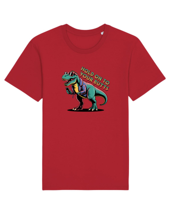 HOLD ON TO YOUR BUTTS - TINETI-VA BINE - T - REX - dinozaur cu telefon 2 Red