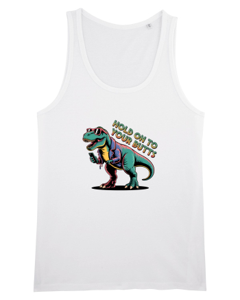 HOLD ON TO YOUR BUTTS - TINETI-VA BINE - T - REX - dinozaur cu telefon 2 White