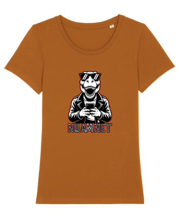 NU AM NET - T - REX - dinozaur cu telefon 2 Roasted Orange
