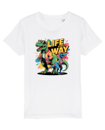 LIFE FINDS A WAY - T - REX - dinozaur  Tricou mânecă scurtă  Copii Mini Creator