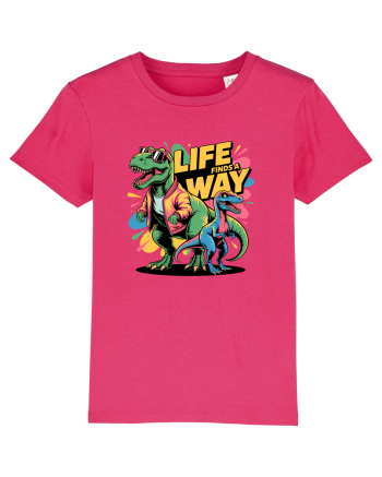 LIFE FINDS A WAY - T - REX - dinozaur  Raspberry
