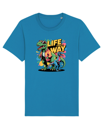 LIFE FINDS A WAY - T - REX - dinozaur  Azur