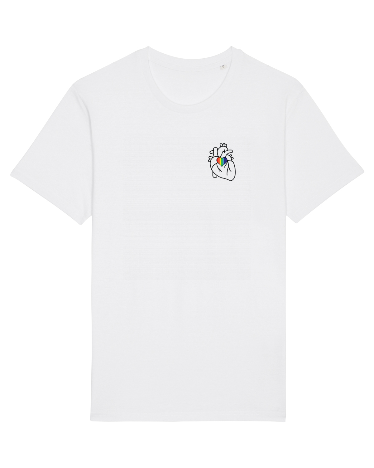 Tricou mânecă scurtă Unisex Rocker White