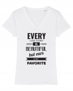 Povestea favorită Tricou mânecă scurtă guler V Damă Evoker