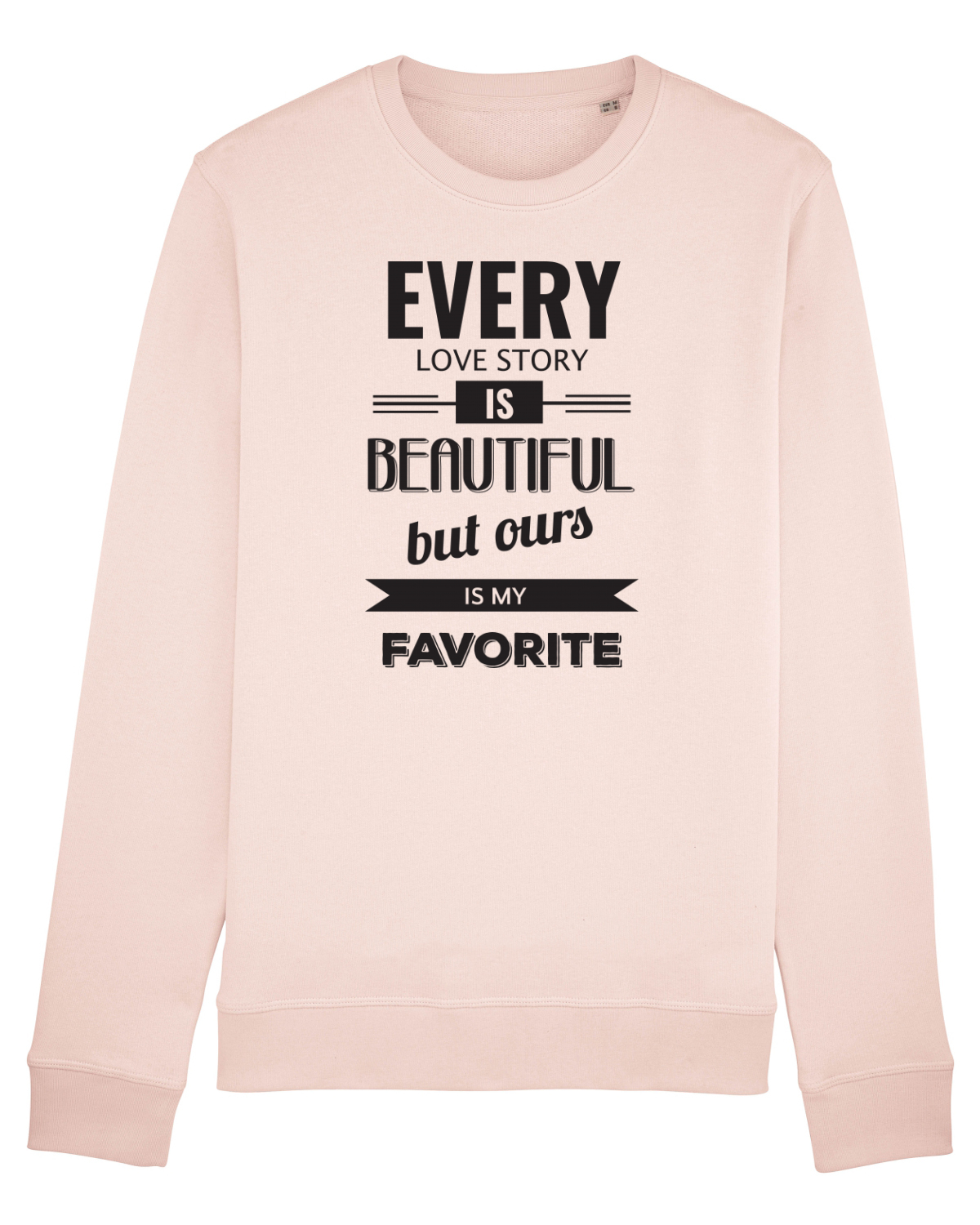 Bluză mânecă lungă Unisex Rise Candy Pink