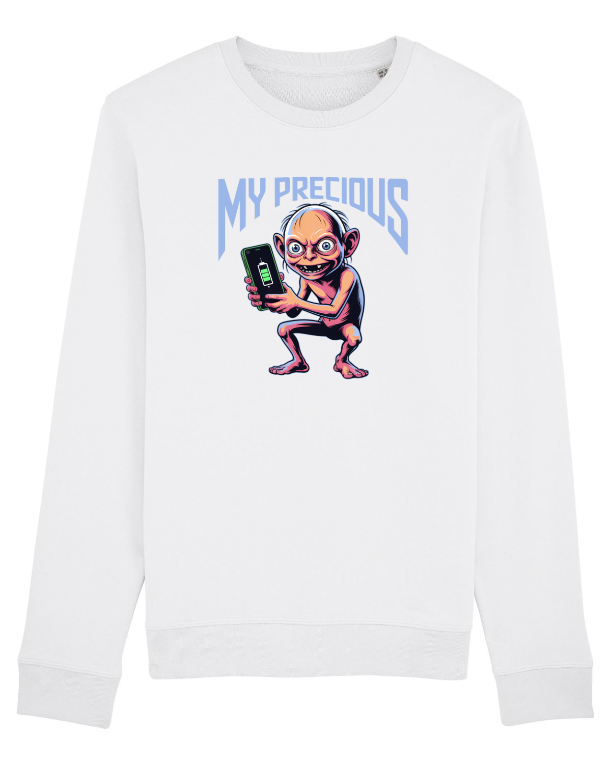 Bluză mânecă lungă Unisex Rise White