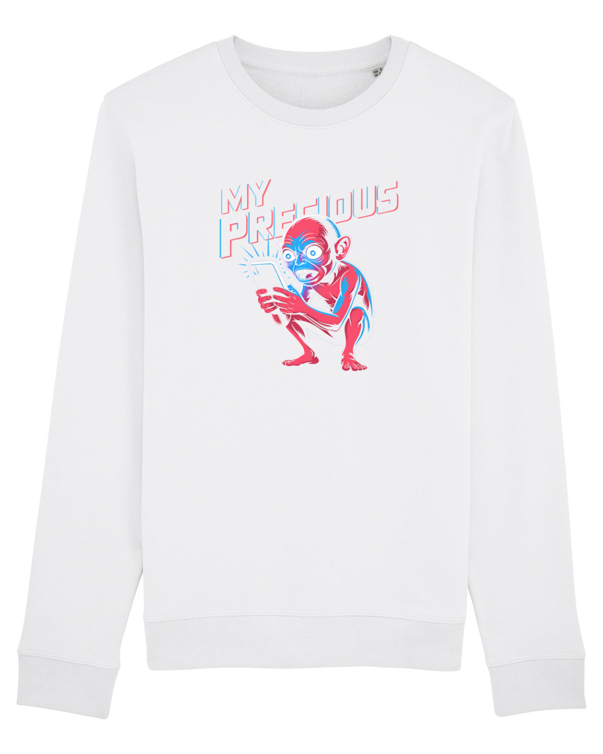 Bluză mânecă lungă Unisex Rise White