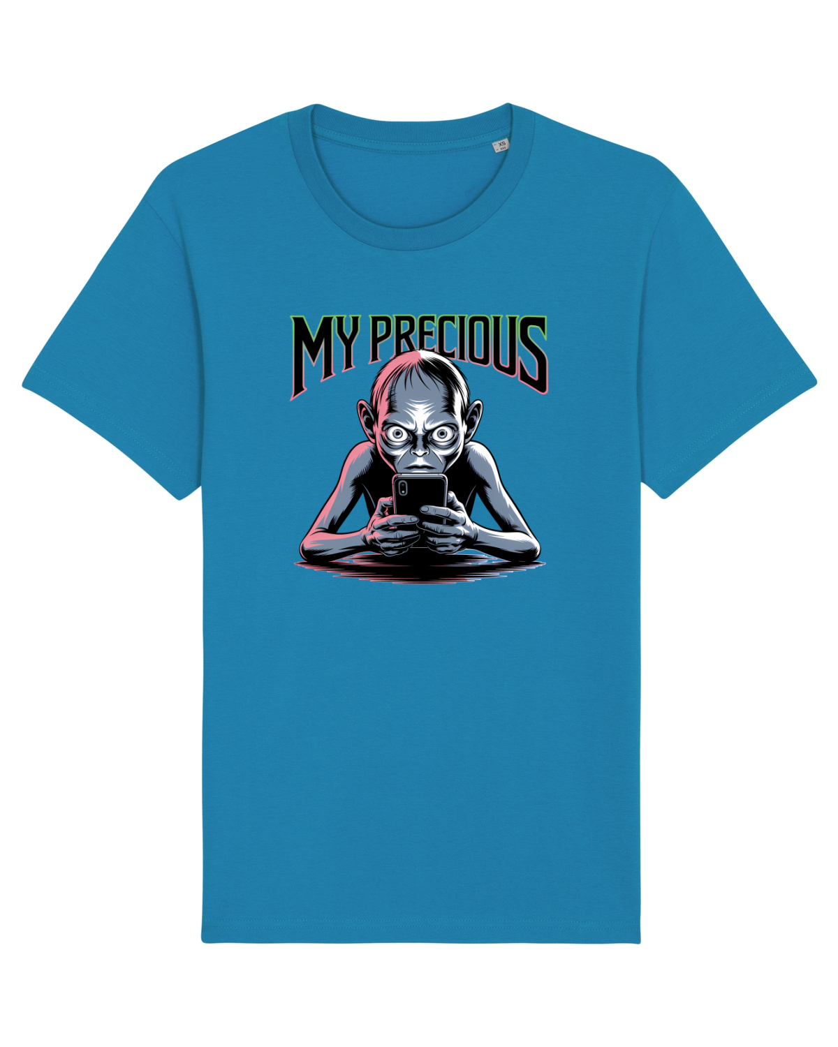 Tricou mânecă scurtă Unisex Rocker Azur
