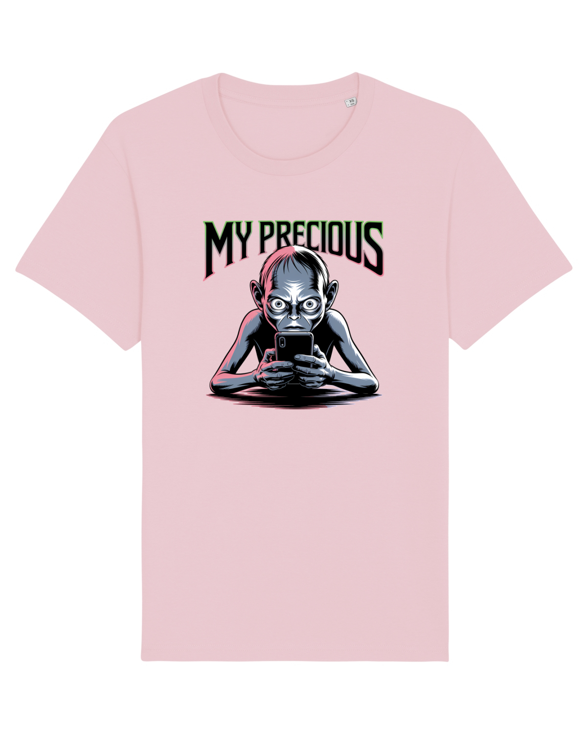 Tricou mânecă scurtă Unisex Rocker Cotton Pink
