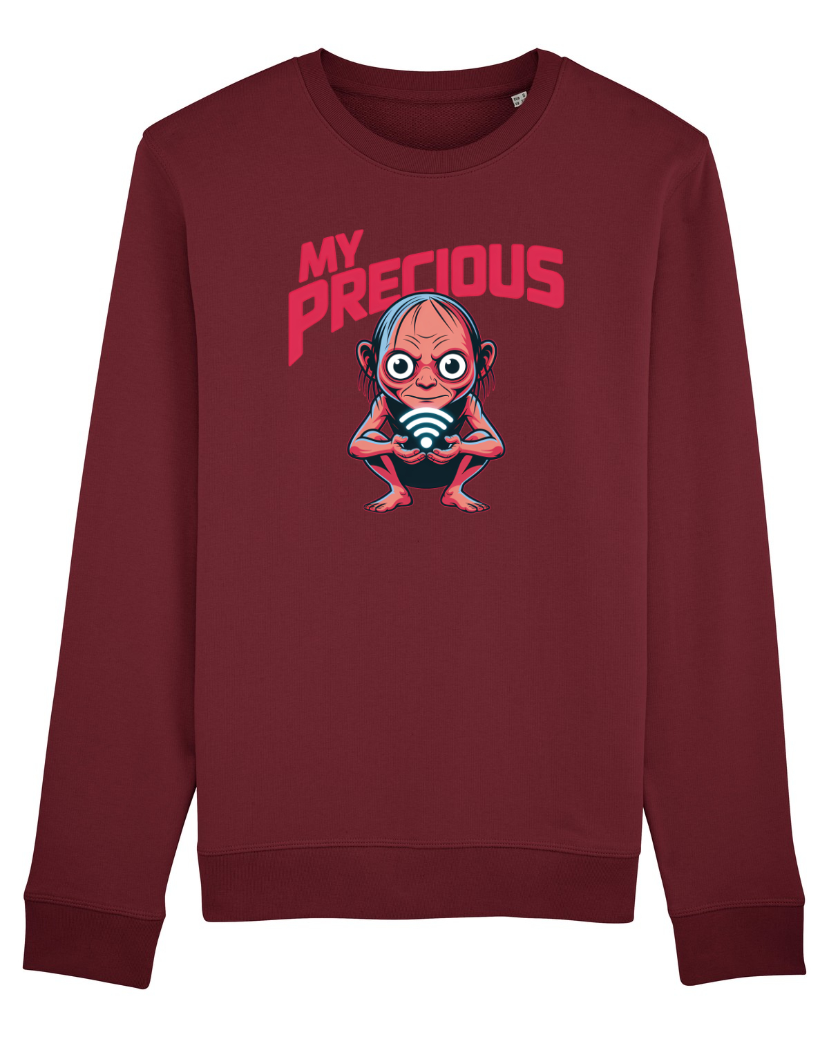 Bluză mânecă lungă Unisex Rise Burgundy