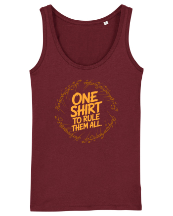 ONE SHIRT TO RULE THEM ALL - ONE RING TO RULE THEM ALL - INEL Burgundy