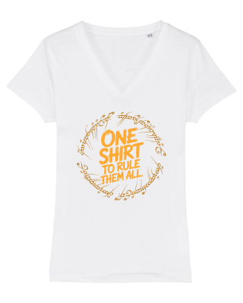 ONE SHIRT TO RULE THEM ALL - ONE RING TO RULE THEM ALL - INEL White
