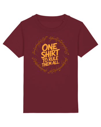 ONE SHIRT TO RULE THEM ALL - ONE RING TO RULE THEM ALL - INEL Burgundy