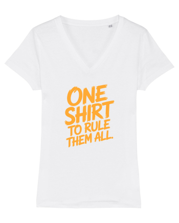 ONE SHIRT TO RULE THEM ALL - ONE RING TO RULE THEM ALL  White