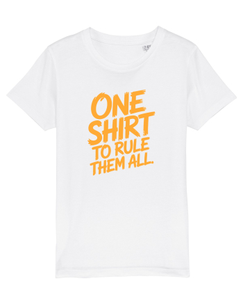 ONE SHIRT TO RULE THEM ALL - ONE RING TO RULE THEM ALL  White