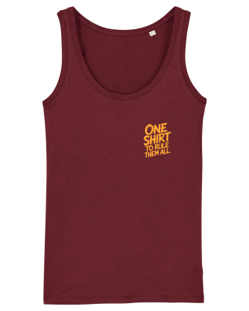 ONE SHIRT TO RULE THEM ALL - ONE RING TO RULE THEM ALL  lateral Burgundy
