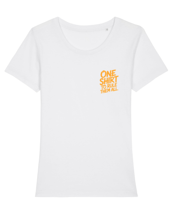 ONE SHIRT TO RULE THEM ALL - ONE RING TO RULE THEM ALL  lateral White