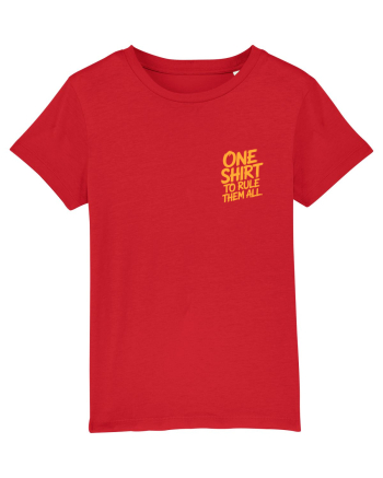 ONE SHIRT TO RULE THEM ALL - ONE RING TO RULE THEM ALL  lateral Red