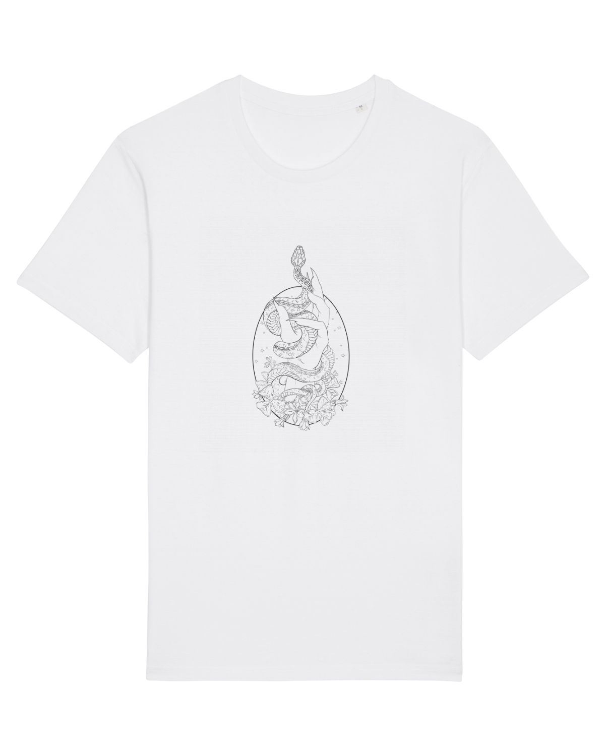 Tricou mânecă scurtă Unisex Rocker White