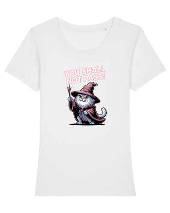 YOU SHALL NOT PASS! NU VEI TRECE! pisica protectoare White