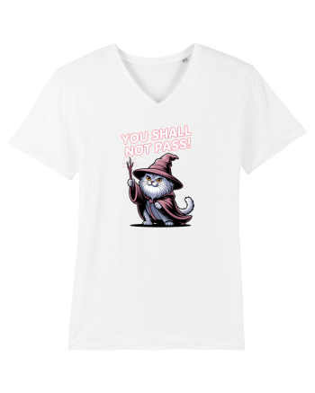 YOU SHALL NOT PASS! NU VEI TRECE! pisica protectoare White