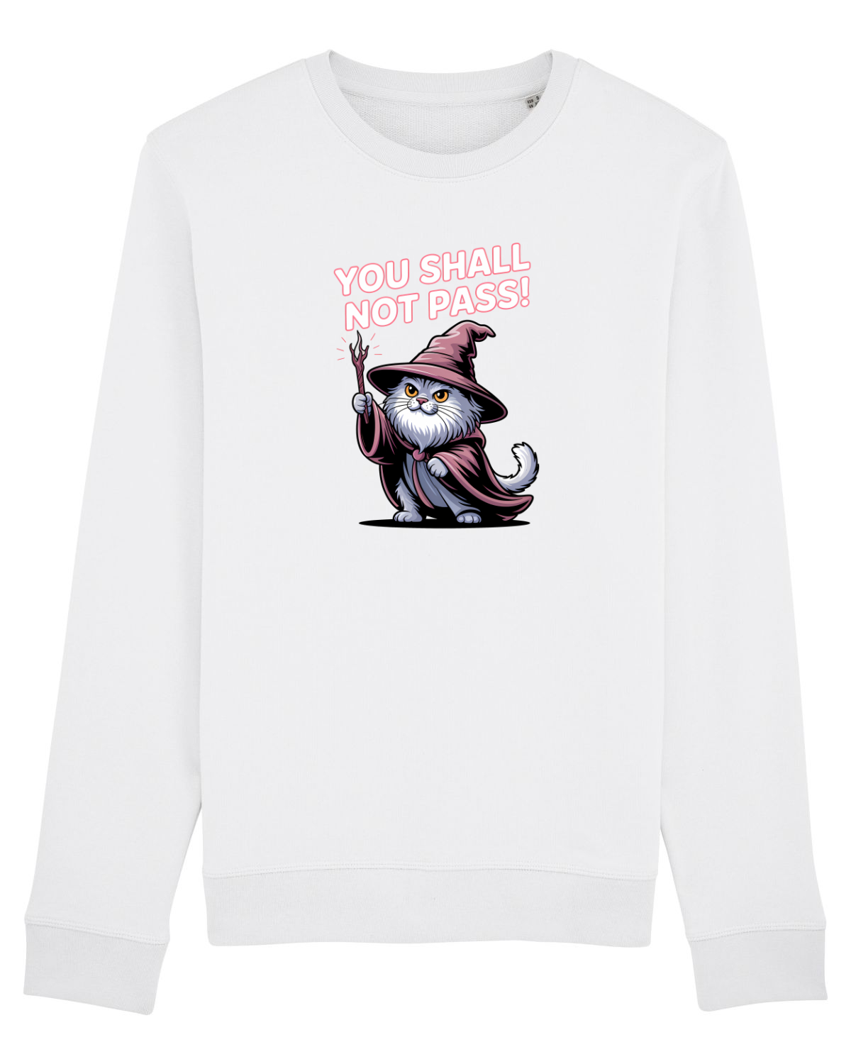 Bluză mânecă lungă Unisex Rise White