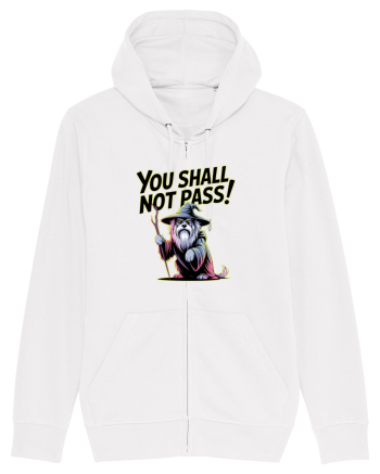 YOU SHALL NOT PASS! NU VEI TRECE! caine de paza / protectie White