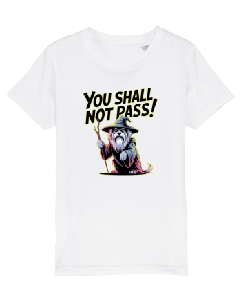 YOU SHALL NOT PASS! NU VEI TRECE! caine de paza / protectie White