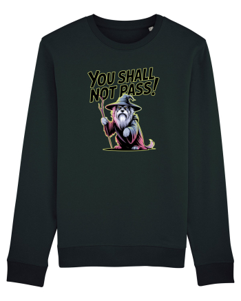 YOU SHALL NOT PASS! NU VEI TRECE! caine de paza / protectie Black