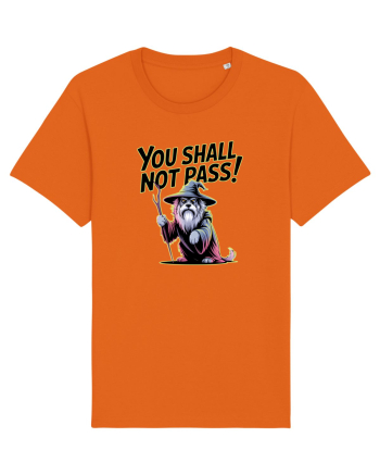 YOU SHALL NOT PASS! NU VEI TRECE! caine de paza / protectie Bright Orange