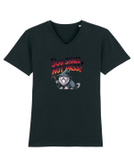 YOU SHALL NOT PASS! NU VEI TRECE! caine de paza / protectie Tricou mânecă scurtă guler V Bărbat Presenter