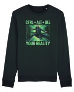 CTRL + ALT + DEL YOUR REALITY - STERGE-TI REALITATEA Bluză mânecă lungă Unisex Rise