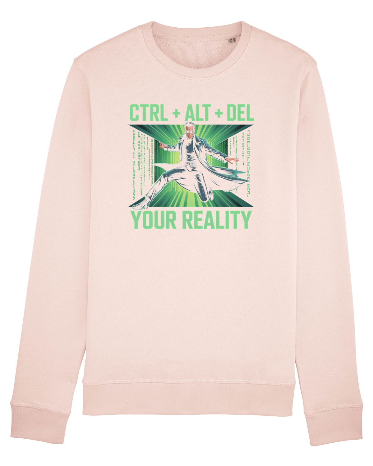 Bluză mânecă lungă Unisex Rise Candy Pink